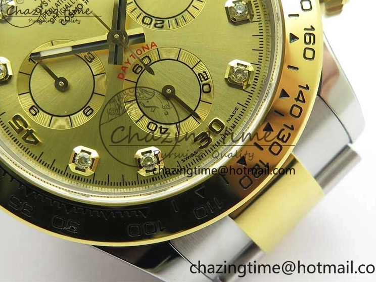 116508 SA4130 YG Case Best SS Bracelet YG Noob SS Dial Crystal 904L Daytona YG 1:1 Edition and 0109